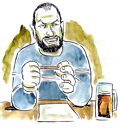 Shane Simmons as cartoon